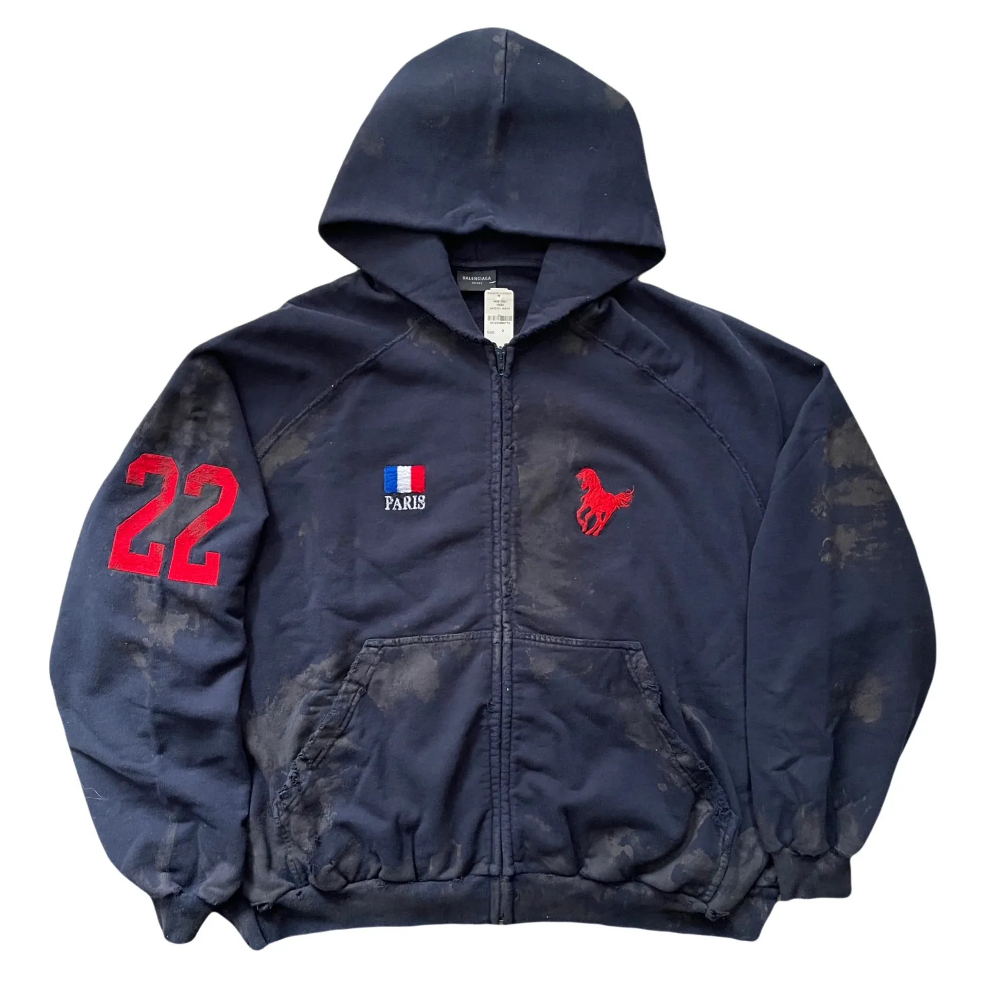Balenciaga Polo Zip Hoodie