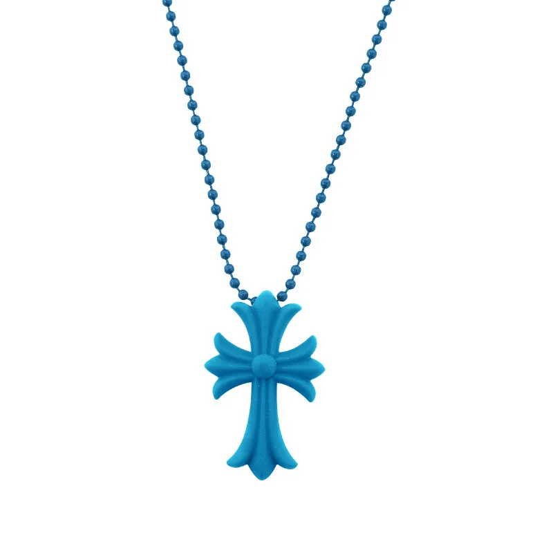 Silicone Chrome Hearts Necklace